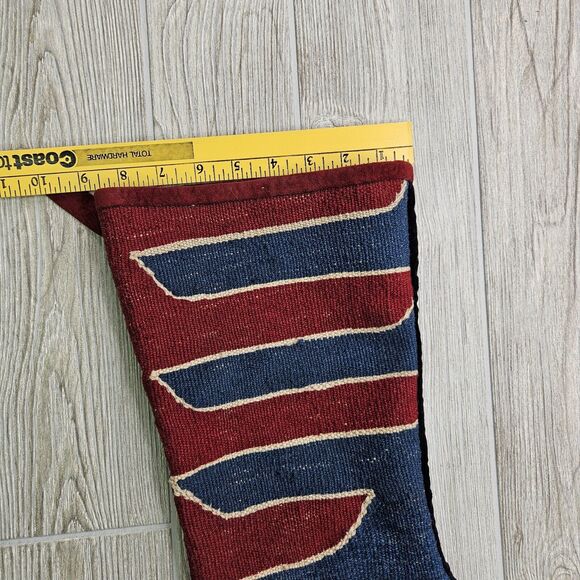 Set Of 4‎ Large Kilim Christmas Stockings Native American Aztec Four Lot - Picture 9 of 13